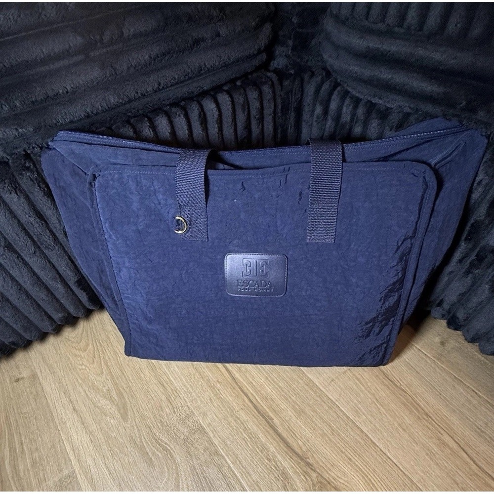 TRAVEL/OVERNIGHT‎ BAG ESCADA POUR HOMME BLUE, L-18", H-13
